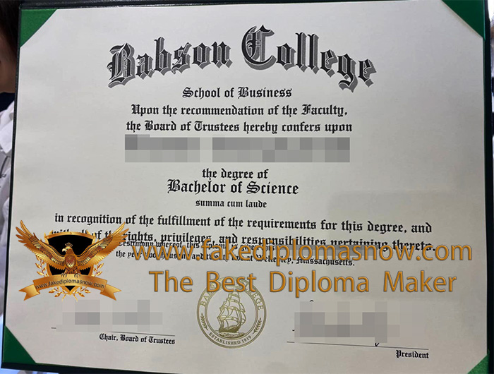 Babson College Diploma, buy a college diploma
