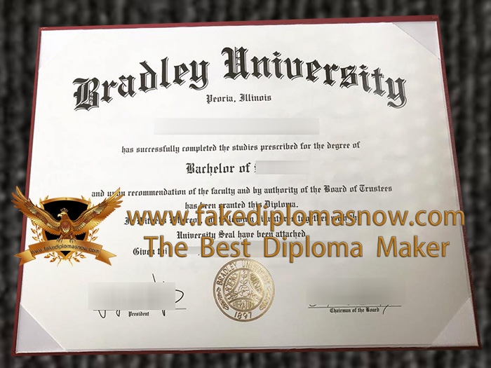 Bradley University diploma