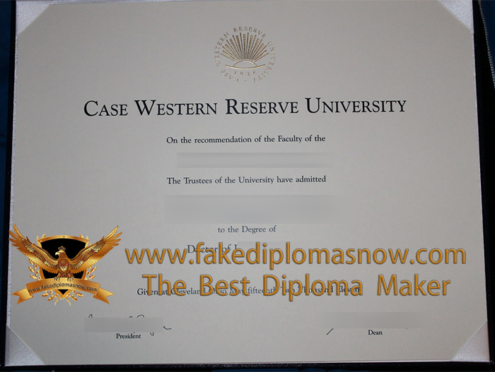 CWRU diploma, Case Western Reserve University degree CWRU diploma