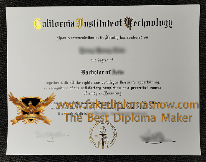 California Institute of Technology diploma
