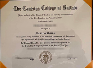 Canisius College degree certificate