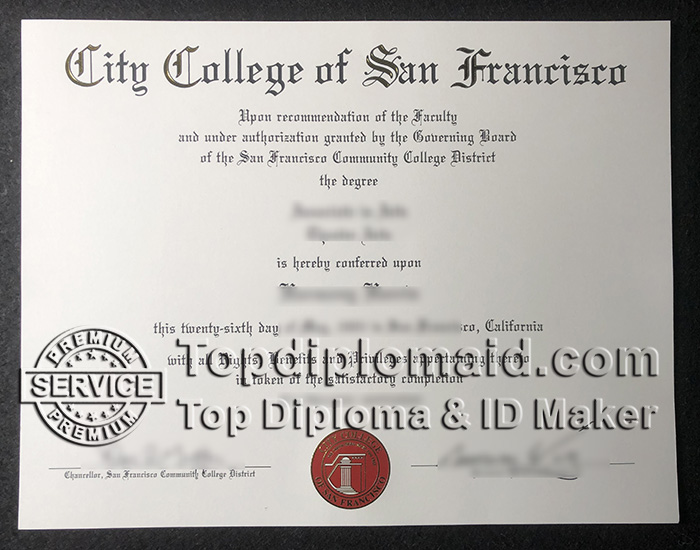 CCSF diploma, Buy college diploma 