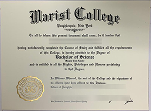 Marist College diploma