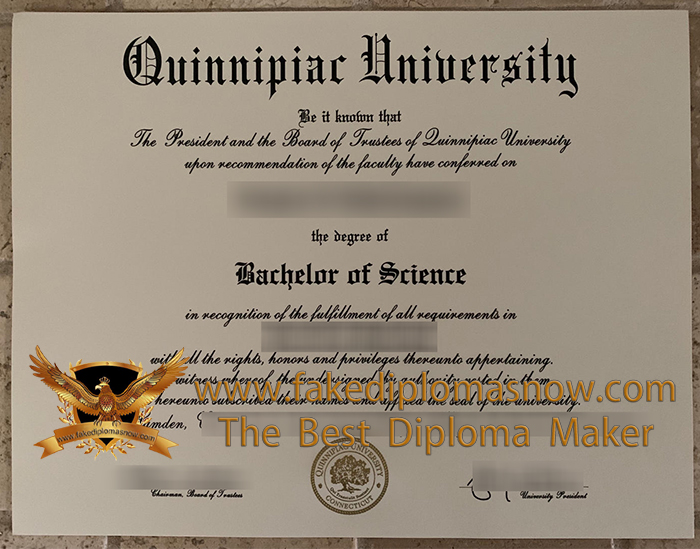 Quinnipiac University diploma