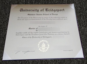 University of Bridgeport Diploma Certificate