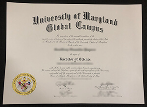 University of Maryland Global Campus diploma