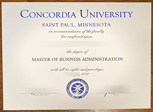 Concordia University, St. Paul diploma