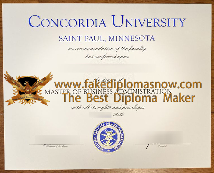 Concordia University, St. Paul diploma