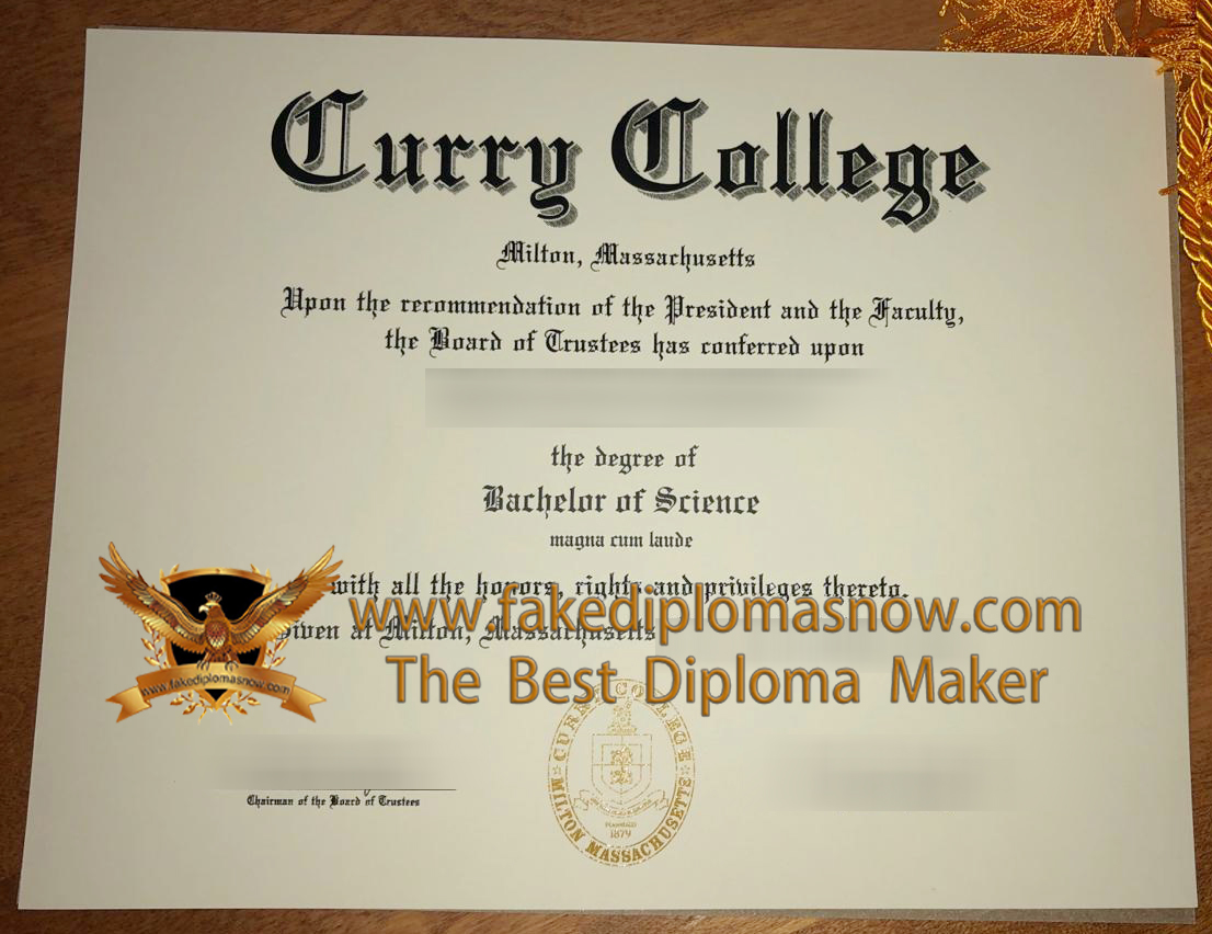 Curry College Diploma