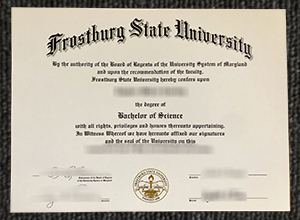 Frostburg State University diploma