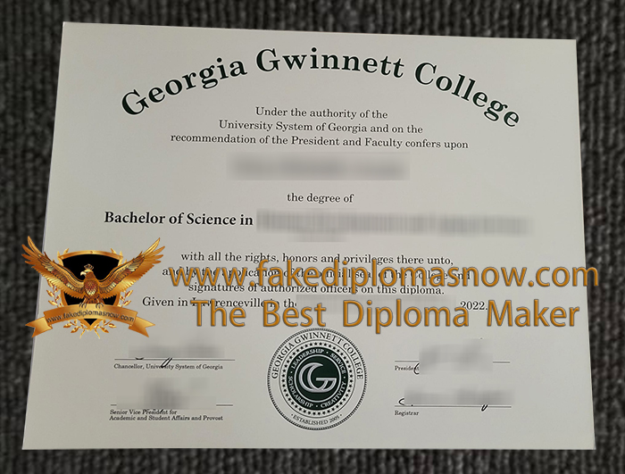 Georgia Gwinnett College diploma