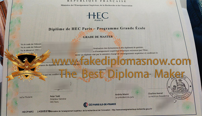 HEC Paris diploma HEC Paris diploma