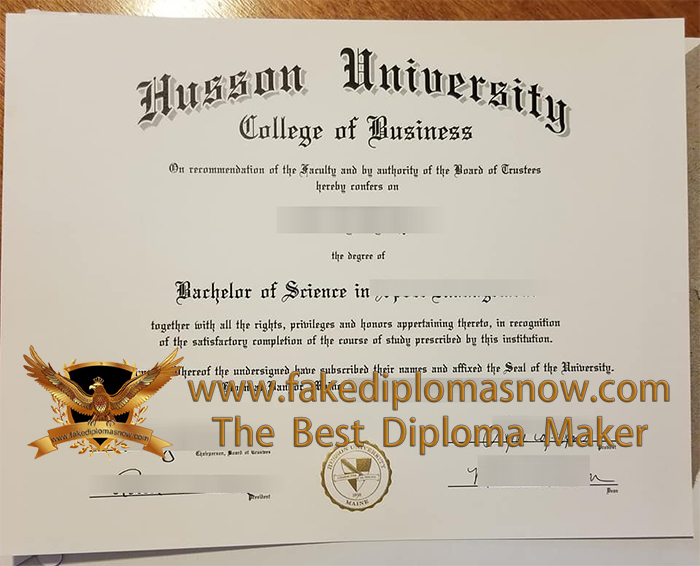 Husson University Diploma