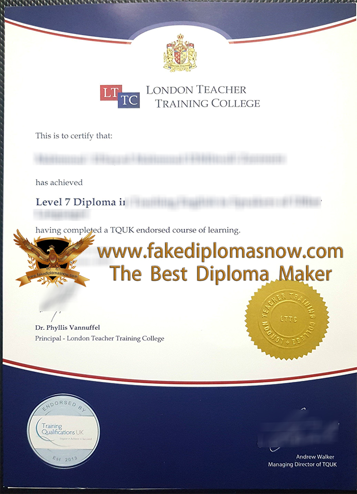 LTTC Tesol Diploma Certificate LTTC Diploma