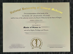 National University of Natural Medicine (NUNM) Diploma