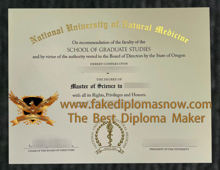 National University of Natural Medicine (NUNM) Fake Diploma