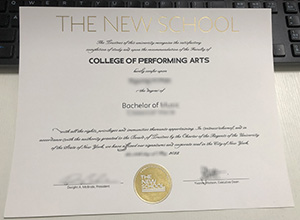 The New School diploma