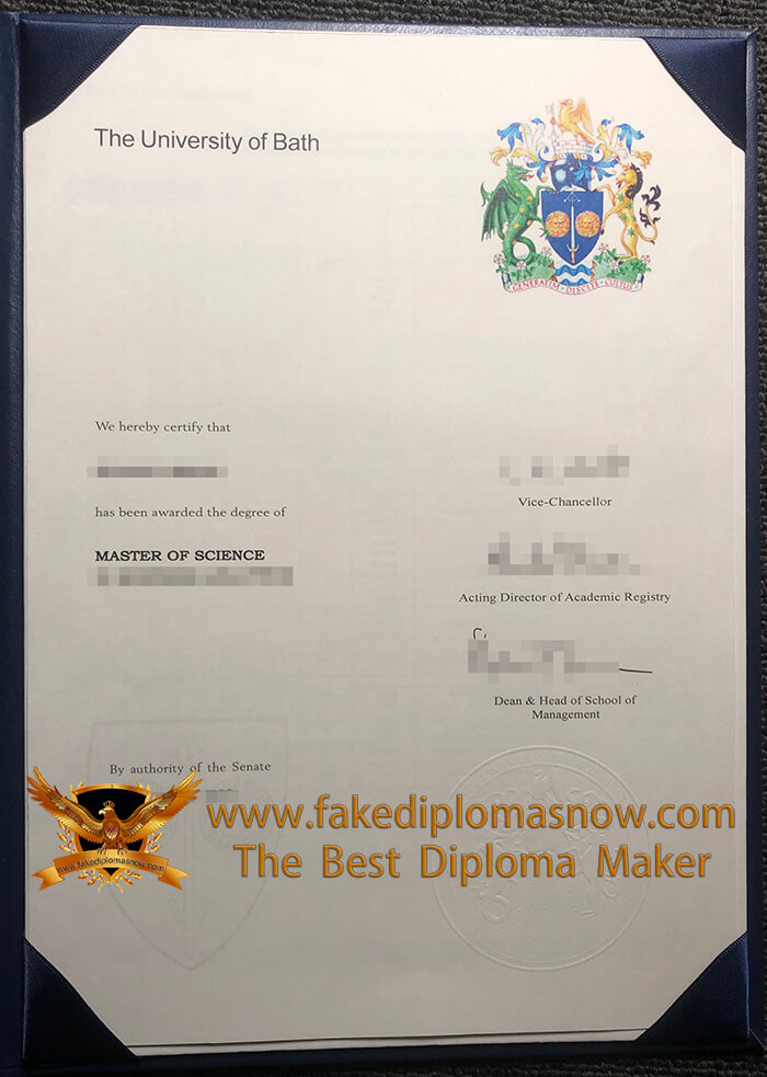 University of Bath Master of Science Degree University of Bath Master of Science Degree