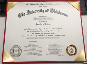 University of Oklahoma diploma