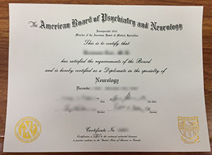 ABPN Certificate