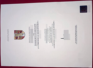 Bangor University degree certificate