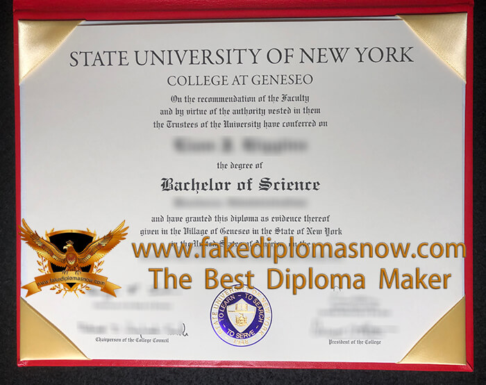 SUNY Geneseo degree SUNY Geneseo degree
