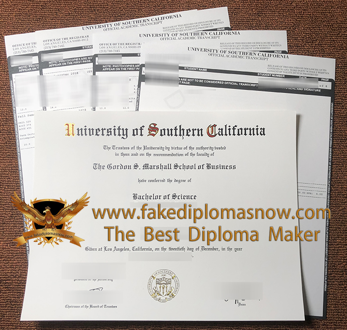 USC diploma, Southern Ca transcript USC diploma, Southern Ca transcript