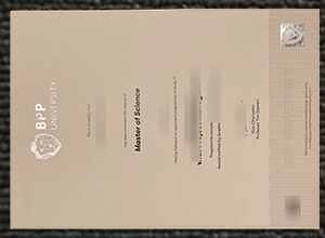 BPP University diploma certificate