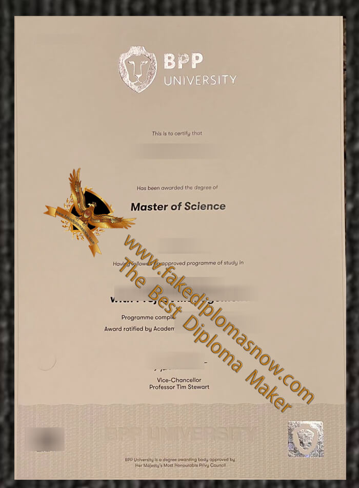 BPP University diploma, BPP degree