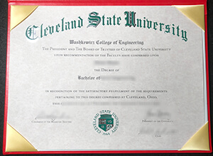 Buy a fake Cleveland State University degree, Order a CSU diploma