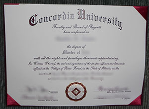 Concordia University Chicago diploma