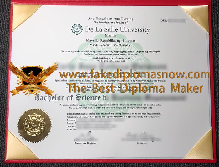 De La Salle University diploma