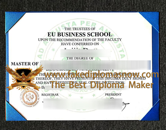 EU Business School Master's degree