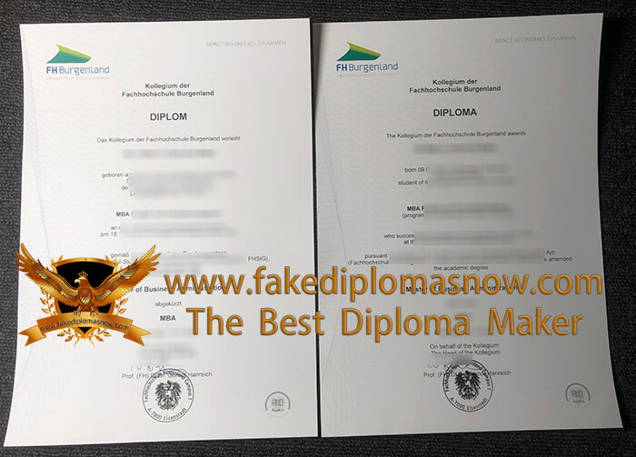 Fachhochschule Burgenland diploma Fachhochschule Burgenland diploma