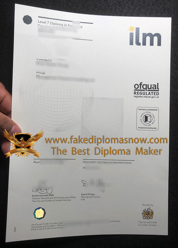 ILM Level 7 Diploma ILM Level 7 Diploma