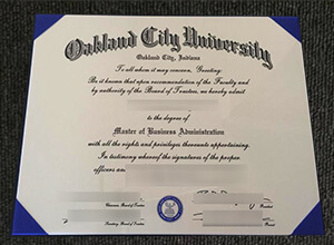 Oakland City University Diploma