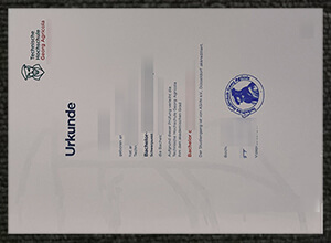 Technische Hochschule Georg Agricola Urkunde diploma