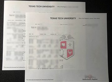 How to make a fake Texas Tech University Transcript?