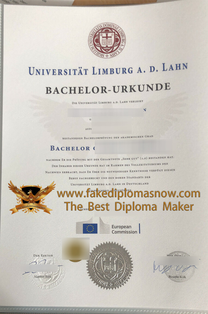 UNIVERSITÄT Limburg A.D. Lahn Urkunde UNIVERSITÄT Limburg A.D. Lahn Urkunde
