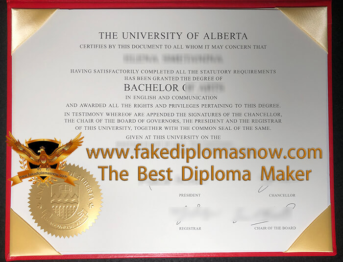 University of Alberta degree