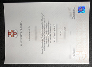 University of Bristol degree certificate