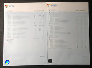 University of Sydney transcript