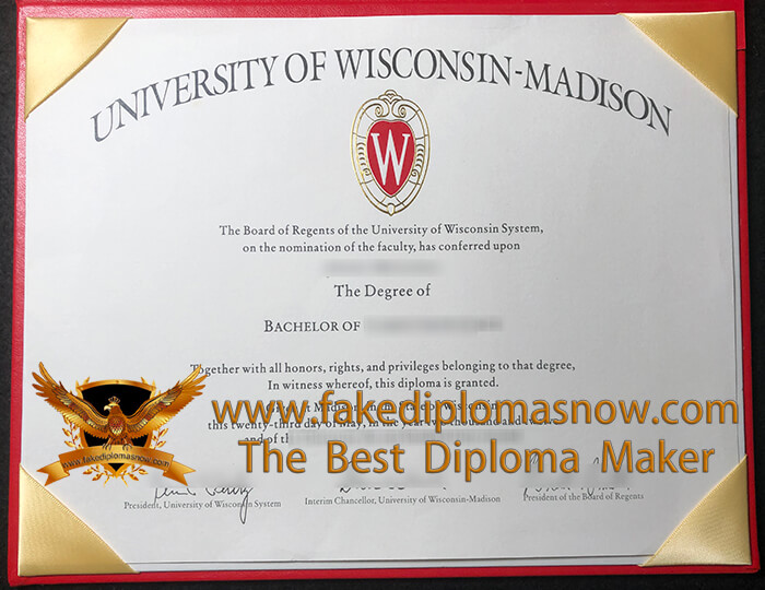 University of Wisconsin–Madison diploma