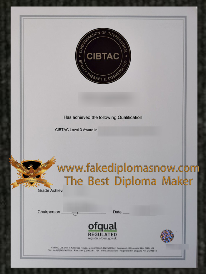 CIBTAC Level 3 diploma