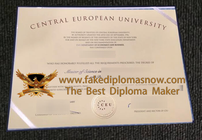 Central European University diploma, CEU degree Central European University diploma, CEU degree