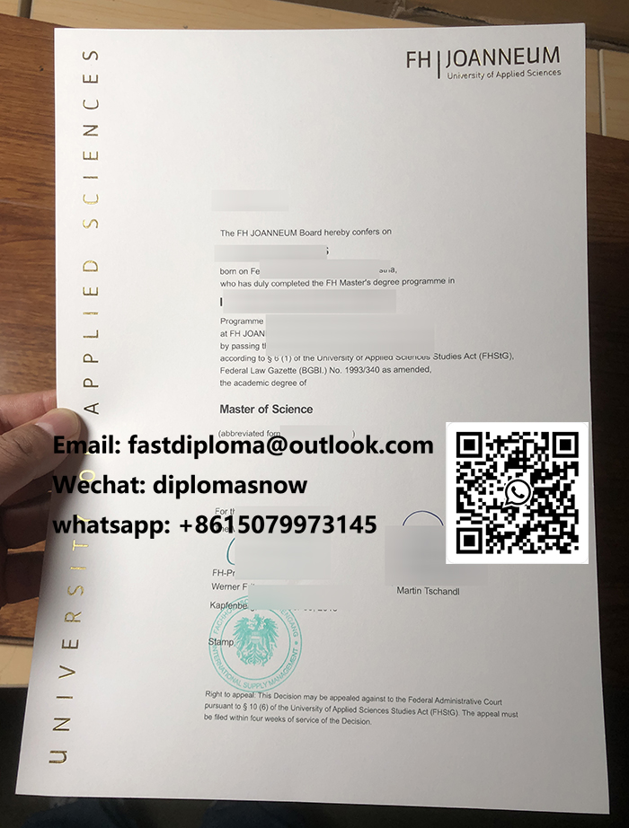 FH Joanneum diploma