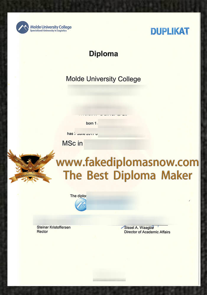 Molde University College diploma Molde University College diploma