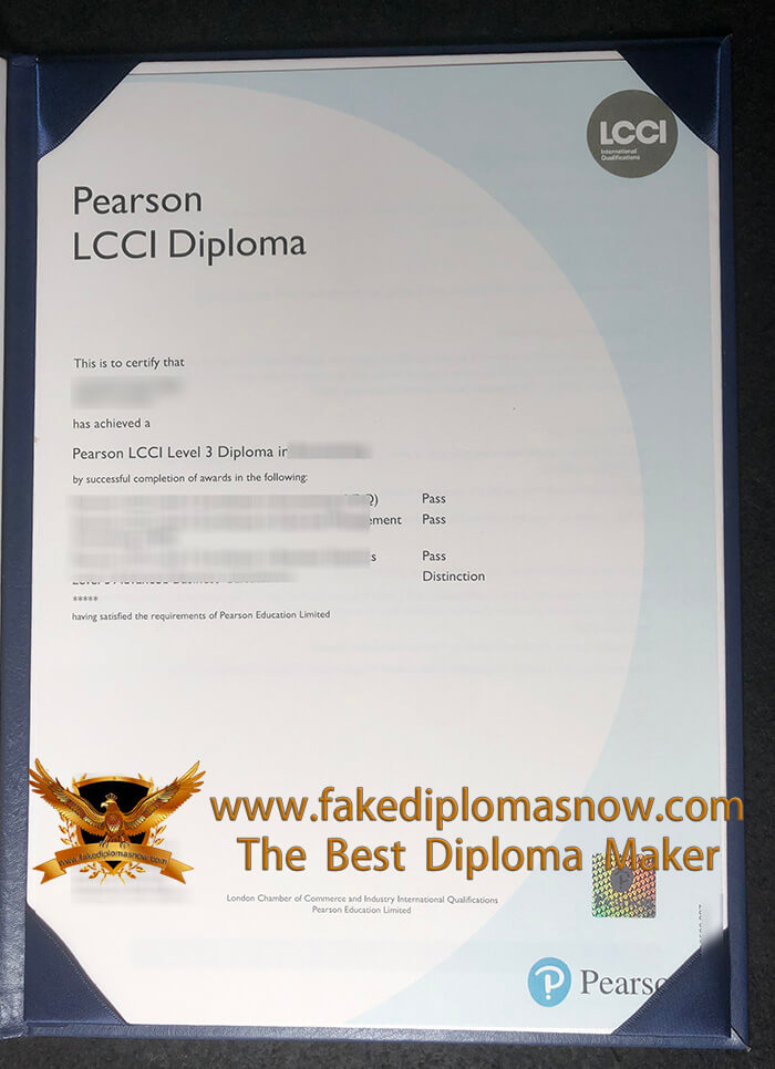 Pearson LCCI Level 3 Diploma Pearson LCCI Level 3 Diploma