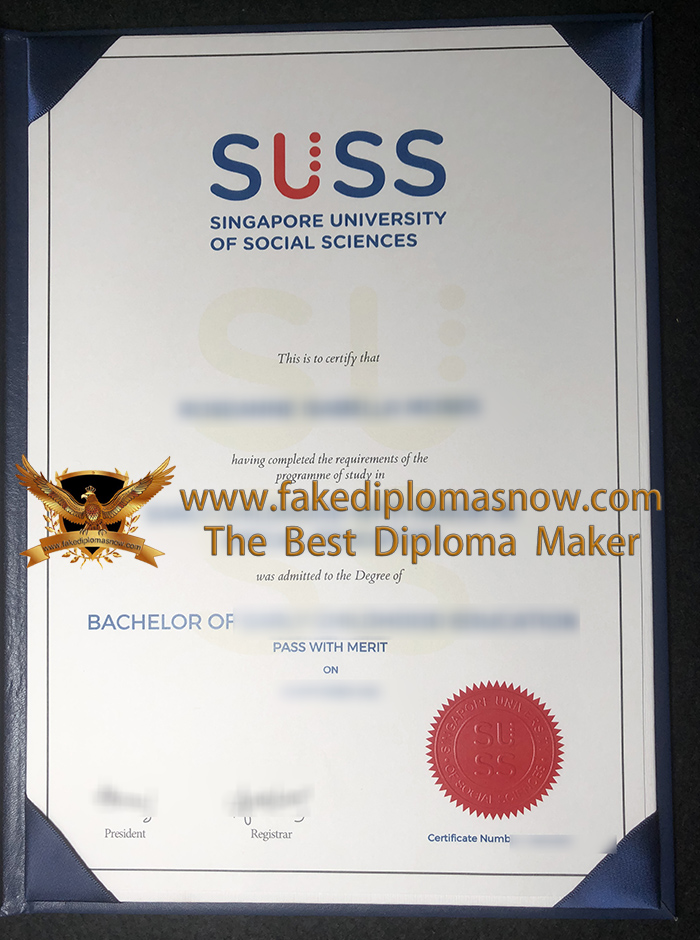 Singapore University of Social Sciences (SUSS) degree