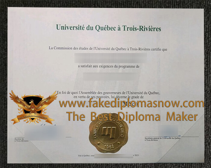 UQTR-degree, Université du Québec à Trois-Rivières diploma 